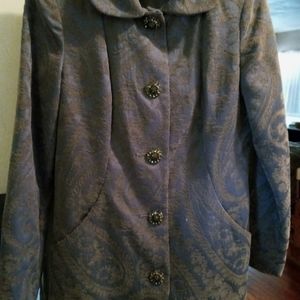 Merona Damask/Paisley Full Coat